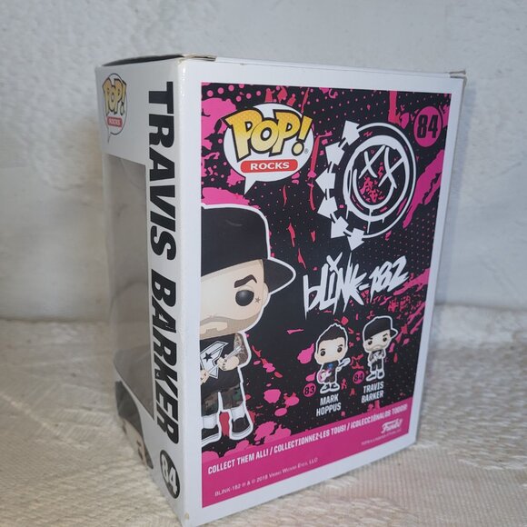 Funko Pop Rocks Blink-182 Travis Barker #84 - Picture 7 of 12